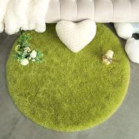 Alfombra Redonda De Peluche Suave Para Niñas Habitación De Princesa Castillo Alfombra Gruesa Decorativa Para Dormitorio Moderno - details 25