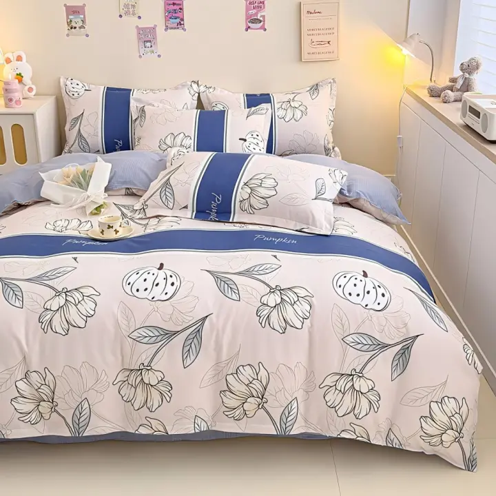 Juego de Funda Nórdica 4 Piezas de Algodón Alta Calidad Juego de Ropa de Cama- Dibujo Elegante - Varios Tamaños Disponibles - 1