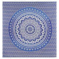 Ethnikulture 100% Algodón Tapiz con Estilo de Mandala Indio - 220 x 240 cm - Uso Versátil para Yoga, Playa y Decoración de Pared - Arte Mural - Ideal como Tapiz de Pared Grande - details 2