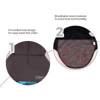 Chubasqueros Impermeables para Mascotas Perros Impermeables con Capucha Bolsillo para Perro Pequeño Mediano y Grande con Material 100% Poliéster - details 2