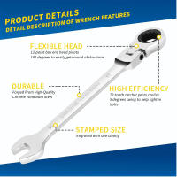 Llave De Eje Ajustable 6mm-24mm Herramienta Mecánica Para Bicicletas Y Coches Kit De Llaves Multifuncional De Acero Cr-V - details 2