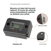 Timer De Motor De Gasolina Universal IP68 Horómetro De Motor Para Moto ATV Barco Medidor De Tiempo De Funcionamiento Inducción - details 1