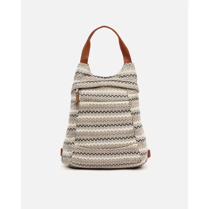 Misako Tarvos mochila antirrobo con estampado jacquard Mochila - 1