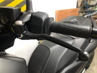 Botón De Freno Y Bloqueo Semi Automático Para Motocicleta Accesorios Para Honda PCX 125 150 160 XMAX 300 NMAX 155 Aleación De Aluminio Universal - details 4