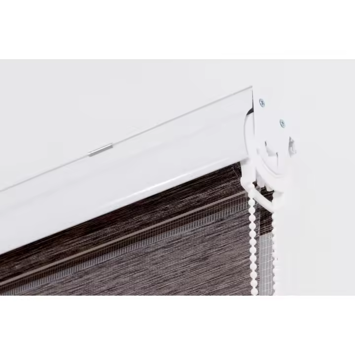Estoralis | Estor Enrollable Noche y Día Translucido con Cajon Decorativo | Estor para Ventanas y Puertas Doble Tejido | Estor Noche y Dia Doble Tejido Fácil Instalación Pared o Techo | Modelo VARYS - 1