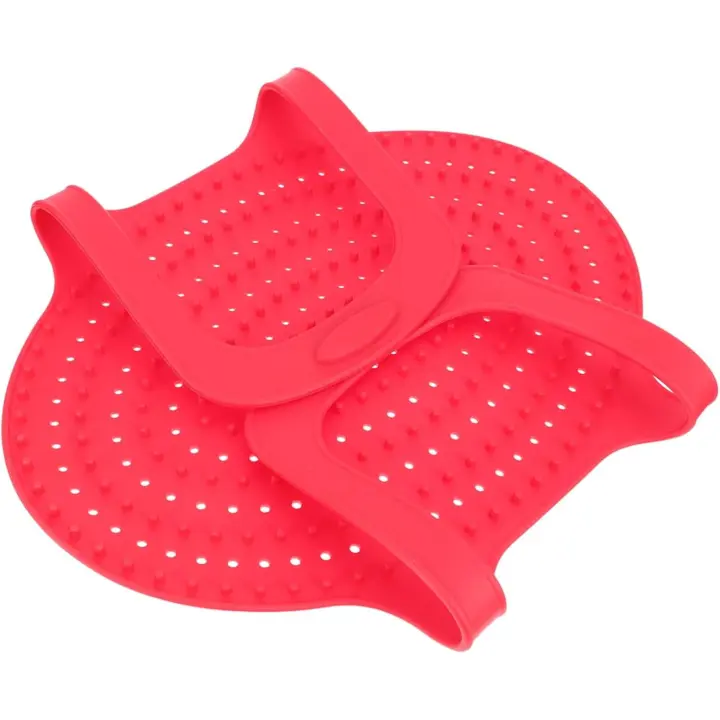 Cesta plegable de silicona para asar pavos, para ollas a presión, antiadherente, fácil de limpiar, diseño portátil para levantar asados pesados, aves y barbacoa - 1