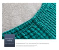 Funda protectora del sofá, cubierta del cojín del asiento, acolchada para la espalda, Jacquard de Manga elástica, sólida，Fundas Sofa Elasticas - details 4