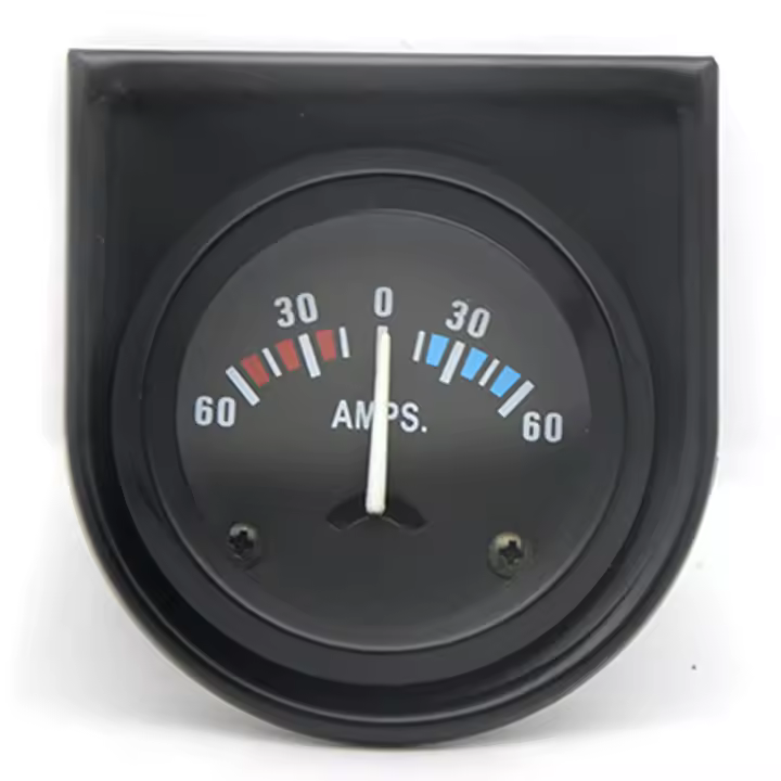 Gauge De Agua Y Aceite Negro 52MM Para Coche Con Soporte De Pod Holder Medidor De Nivel De Combustible Y Presión De Aceite - 1