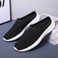 Zapatos Casuales De Malla Para Hombre Verano Transpirables Media Zapatos Comodidad Interior Exterior Parejas Moda Planos Antideslizantes Tamaño True Fit - details 19