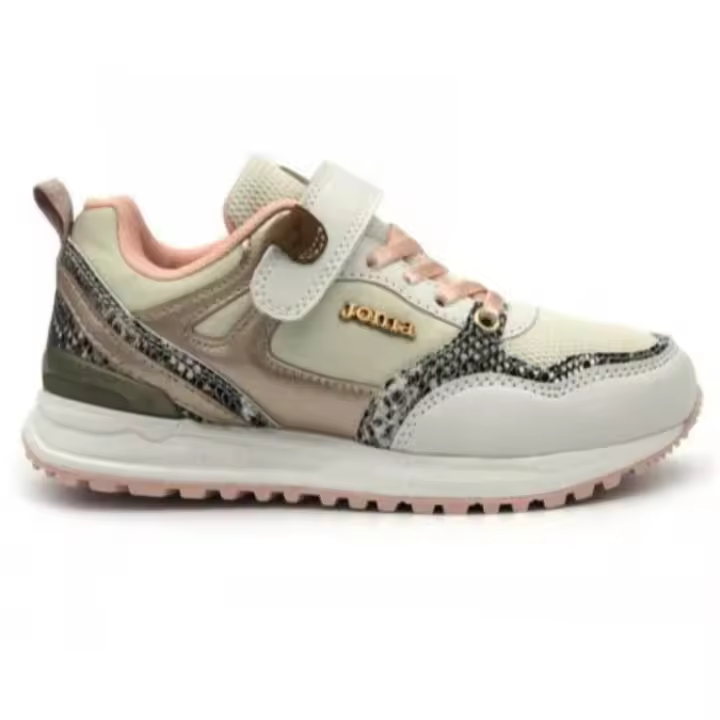 Zapatillas Casual Niña con Velcro Joma 404 Jr 2325 Beige Pink - 1