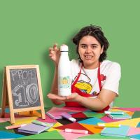 YOSIQUESE Botella especial para mi profesor | Modelo: 'Con profes como tú, la vida tiene más clase' | Productos y regalos solidarios hechos por personas con discapacidad - details 1
