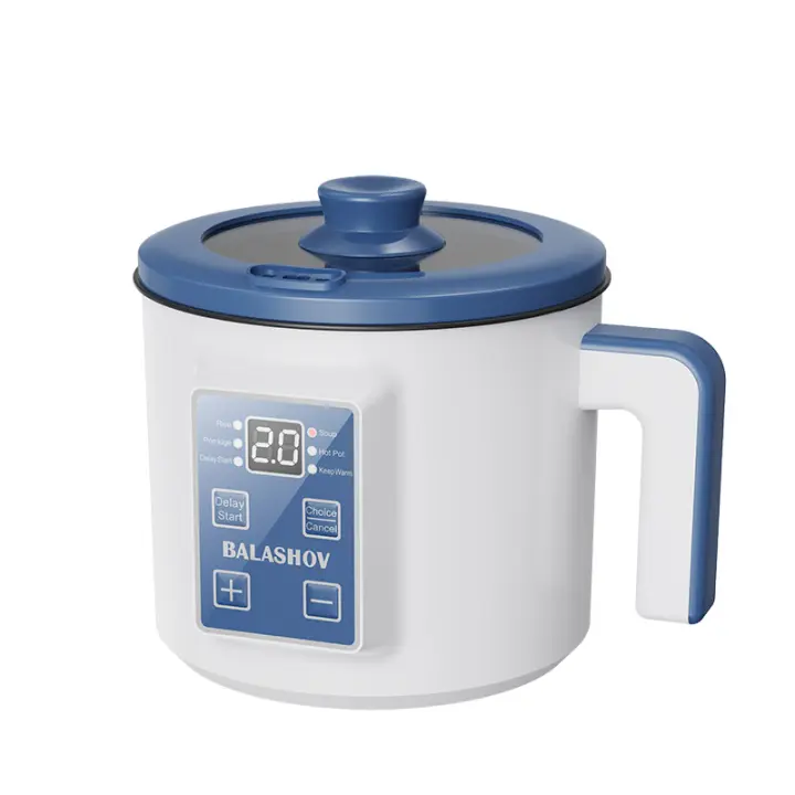 Cocina Eléctrica Doble Capa Para Arroz Y Verduras Con Control Inteligente Antiadherente 220V Para El Hogar Con Enchufe EU - 1