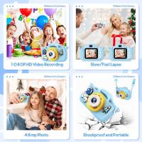 Camara Fotos Infantil 48MP y 1080P HD Digital Selfie Video Cámara para 3-12 Años Niños y Niñas, 2.1" Pantalla IPS con 32GB SD Card Cámara Digital para Niños Cumpleaños Navidad Regalos - details 0
