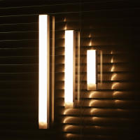 Lámpara LED Recargable Con Sensor De Movimiento PIR Luz Nocturna Para Gabinete De Armario Escaleras Barra Tubo Aisle Detector De Bola - details 2