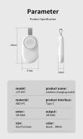 Cargador Magnético Inalámbrico Mini Para Apple Watch Series 8 7 6/5/4/SE/3/2 Cargo Portátil Para Iwatch Con Cable De Carga Inalámbrico - details 12