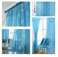 1pc Cortinas Navideñas Festivas Con Estampado De Copos De Nieve Crea El Ambiente Perfecto Para La Fiesta Material De Poliéster Tela Tejida Estilo Americano - details 7