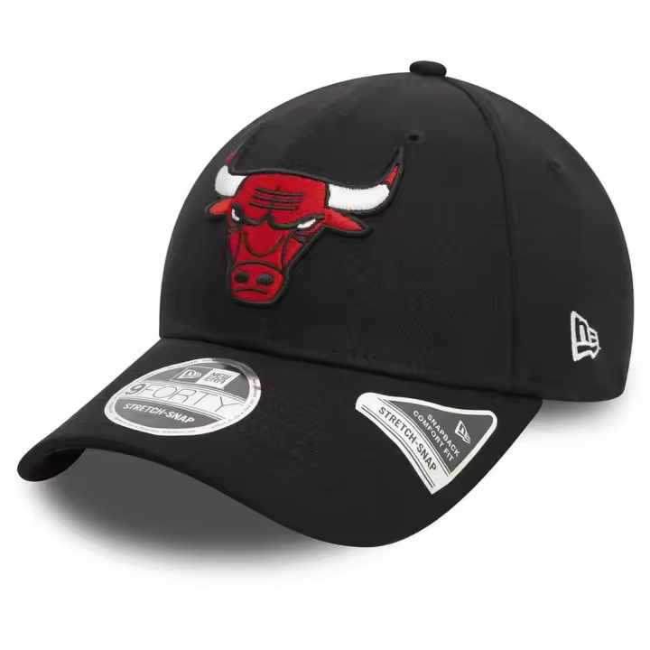 Gorra New Era Chicago Bulls para hombre en color negro - 1
