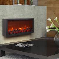 ARISE SHOP-Luz de Llama Decorativa para Chimenea Eléctrica Empotrada Incorporada, con Juego de Leños Efecto Decorativo Negro,USB,funciona con pilas. - details 7