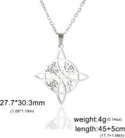 Collar con nudo de bruja para mujeres y niñas, nudo celta irlandés, pentagrama de la trinidad, cruz Ankh, nudo de la trinidad, triquetra, collar vikingo, amuleto pagano, joyería wiccan, regalo - details 4