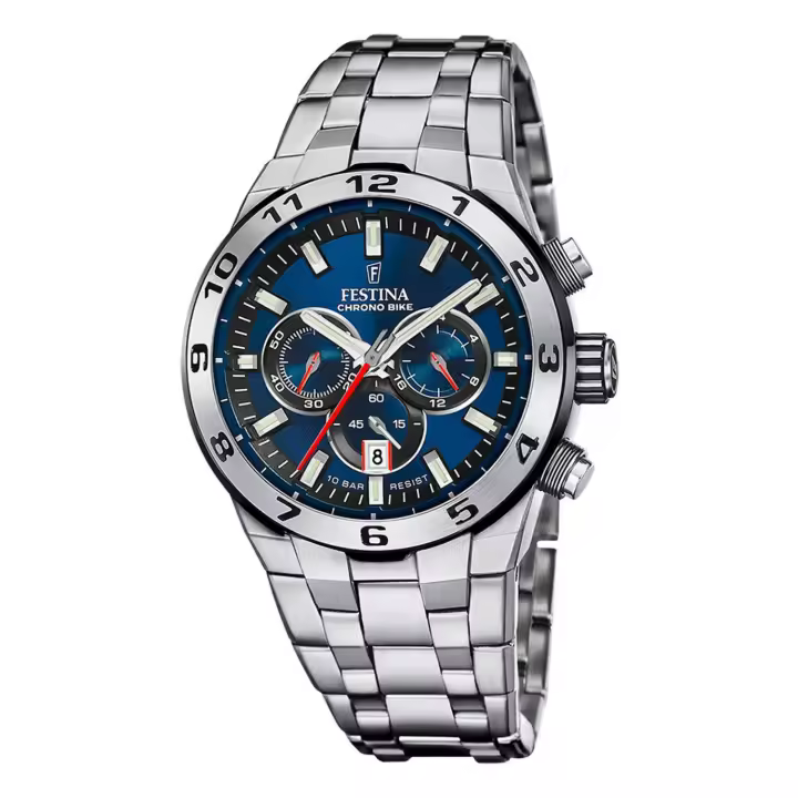 Reloj Festina Chrono bike F20670/1 acero azul - 1