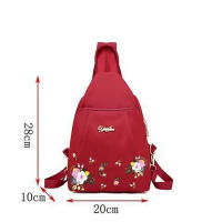 Mochila Pequeña De Encaje Estilo Sencillo Para Mujer Bolsa De Hombro Casual Mochila De Viaje Oxford Bolsa De Pecho - details 18