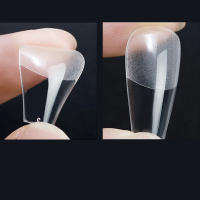 XXS Tiras De Gel Suave Para Extensión De Uñas En Forma De Cofia Sobremano Completo En Color Francés Herramienta De Manicura - details 3