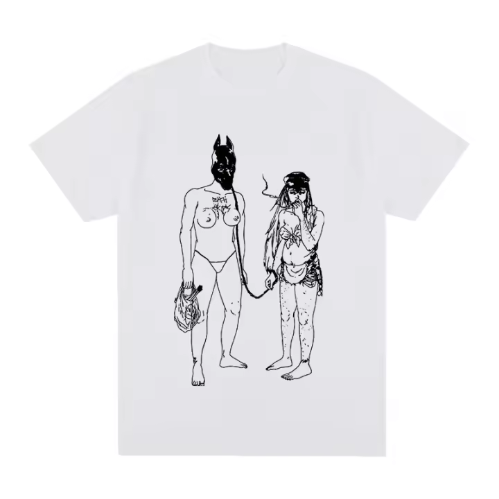 Camiseta De Verano Divertida Death Grips Para Hombres Y Mujeres Algodón Casual Estilo TEE TSHIRT Transversal Para Todas Las Estaciones - 1