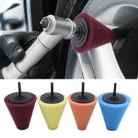 Pulidor De Coche Pincel De Esponja De Poliuracano Para Cera Automotriz Kit De Pulido De Ruedas Y Eje Herramienta De Limpieza Para Vehículos - details 5
