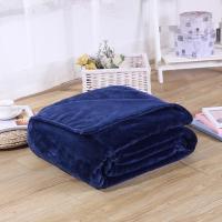 Manta De Flanela Para Camas Invierno 230Gsm Azul Sólido Suave Cálida Delgada Coral Fleece Cobija De Sofa Falso Pelo Escocés - details 8