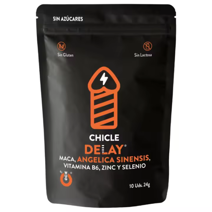 Chicle Masculino para Mayor Duración y Control Natural Chicle Delay Wug - 1
