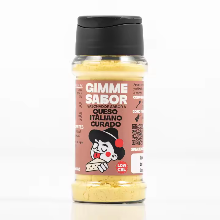 GIMME SABOR Sazonador vegetal sabor QUESO PARMESANO, Sin glutamato ni alérgenos - 1