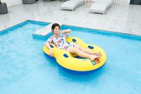 Rooxin Anillo Flotante Inflable Para Natación Para Dos Personas Niños Adultos Flotador De Agua Mattress De Air Tubo De Natación - details 4