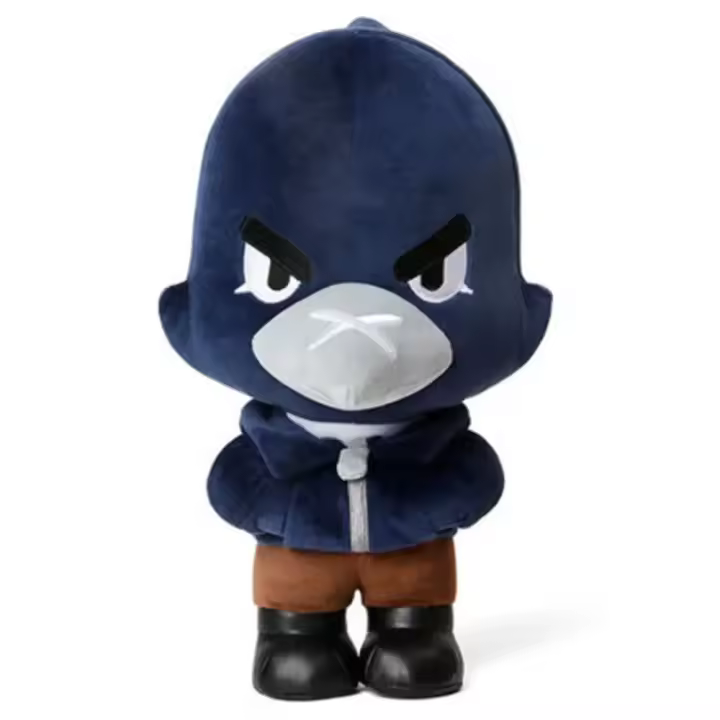 Muñeco De Peluche Brawl Spike Shelly Clot Leon Poco Stars Juguete Suave Para Niños Regalos De Cumpleaños Personajes De Videojuegos Tamaño Almohada - 1