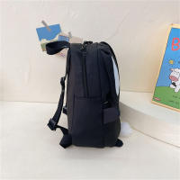 Mochila Personalizada Kawaii Con Orejas De Conejo Y Colgante De Oso Peluche Para Niñas Escolar Con Cierre De Cremallera Material Nylon Y Poliéster - details 5