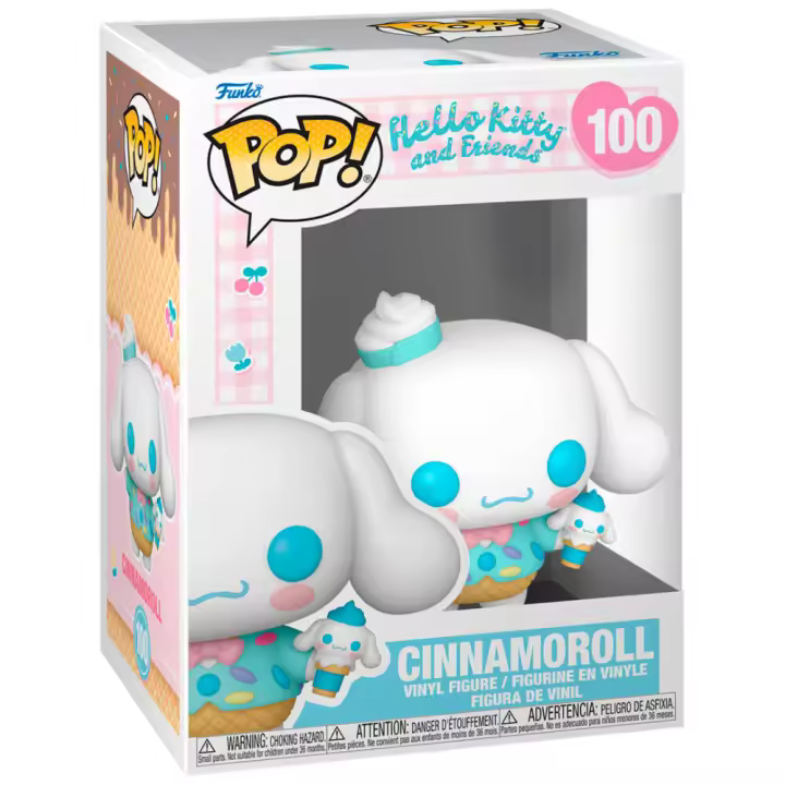 Funko Pop! Sanrio: Hello Kitty - Cinnamoroll - (IC) - Figura de Vinilo Coleccionable - Idea de Regalo - Mercancia Oficial - Juguetes para Niños y Adultos - Cartoons Fans - MR POPYE - 1