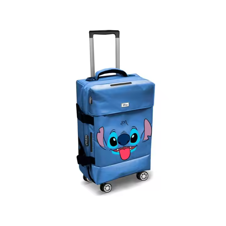 KARACTERMANIA Maleta trolley Face Stitch Disney 55cm - 1