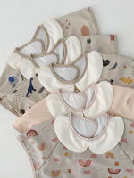 Baberos Para Bebés Lindos Y Impermeables Con Diseño De Animales De Tela De Seda Para Niños De 1 a 3 Años Ropa De Bebé - details 2