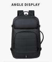 Mochila Expansible de 40L con Puerto de Carga USB Bolsa de Laptop Impermeable Diseño Sólido - details 19
