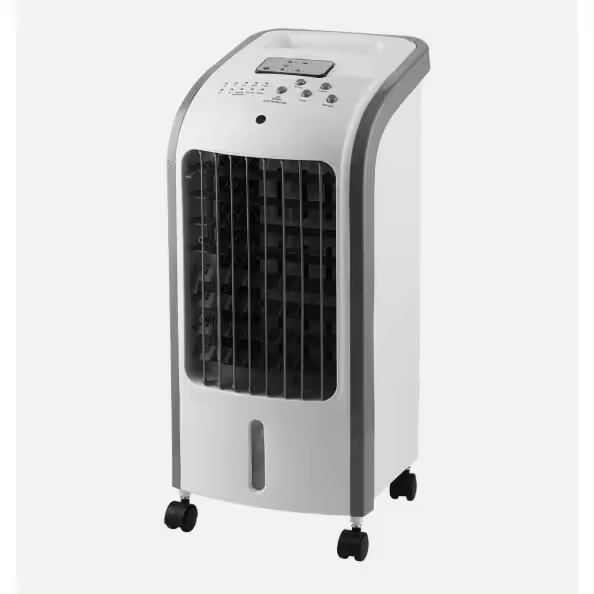 FABRILAMP Climatizador Evaporativo Nirvana Blanco 80w 3vel 4litros Oscilante,acumulador De Frio,remoto,temporizador 57x26x24cm,4RUEDAS. Calidad de confianza - 1