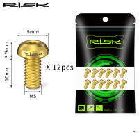 Juego De 12 Piezas De Tornillos De Disco De Títere M5*10mm T25 Para Bicicleta De Carretera Y MTB Ultraligeros Avid Sram - details 6