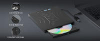 Disco Óptico Externo Para Portátil 7-en-1 USB3.0 DVD Player Para PC Lector De CD Y DVD Portátil Burner De Disco Duro Externo - details 2