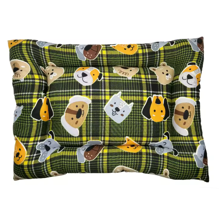 Colchoneta para Mascotas, Cama para Perros y Gatos con Relleno de Fibra Hueca Siliconada, Ultra Suave, Tamaños S/M/L/XL, Portátil y Cómoda para Sofá o Suelo - 1