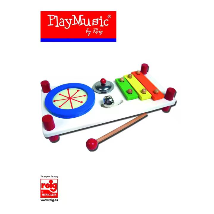 Mesa De Percusión Musical De Madera (Reig 7075) - 1