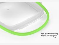 Caja De Almuerzo Aislante De Acero Inoxidable 304 Con Tapa Sellada Y Antigrasa Caja De Frutas Y Dumplings Para Almacenamiento En Refrigerador - details 8