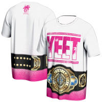Camiseta Corta Yeet Shopping Wrestling Deportiva Casual Azul Impresión Digital Top Transpirable Secado Rápido Hombre Primavera Verano - details 6