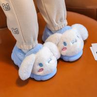 Zapatillas Planas De Peluche Anime Pikachu Para Niños O Niñas Con Suela Suave Antideslizante Y Cálida Para Uso Interior Regalo De Navidad - details 11