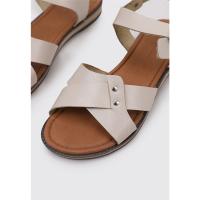 Sandra Fontán RAMO Sandalias Planas Mujer Beige - details 1