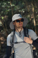 Gorro De Pescador De Verano Con Gran Alas Protección UV Impermeable Para Hombre Sombrero De Sol Para Senderismo Pesca Escalada Safari - details 6