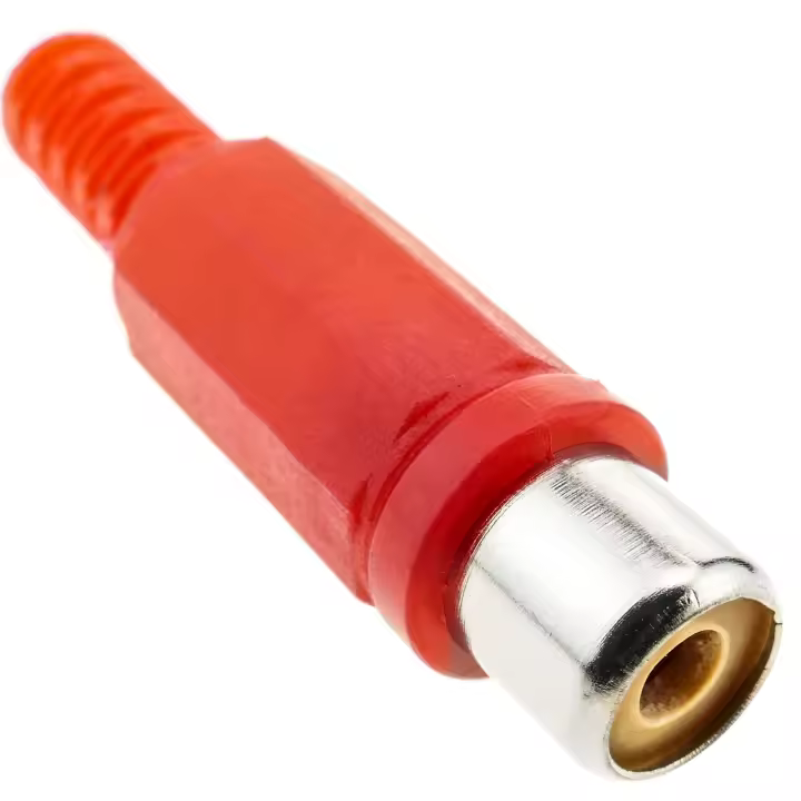 Conector RCA-H (Rojo) - BeMatik - 1