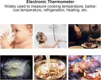 Termómetro de alimentos fácil de usar y con todas las funciones, conveniente para sus mediciones, termómetro electrónico medidor de temperatura de alimentos Diseño de apariencia única - details 0